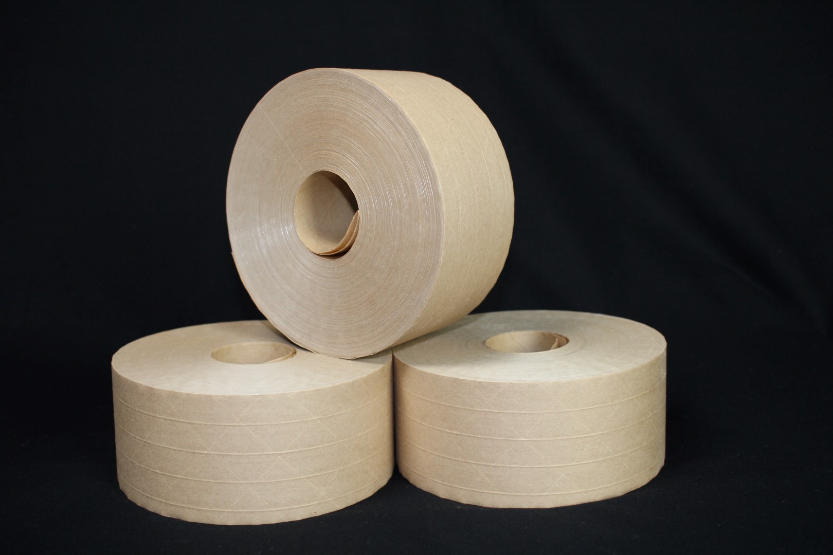 10 Rolls Reinforced Water Activated Gummed Tape 72mm x 450' Holland USA 
